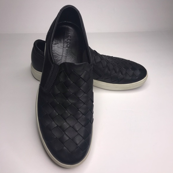 ecco woven slip on